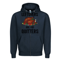 Navy Leftovers Are For Quitters Zipper Hoodie - Bettercallsaul