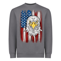 Storm American flag eagle Heavyweight Sweatshirt - MaliasSmallBusiness