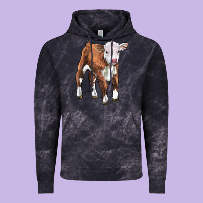 Hereford Calf Vintage Hoodie Designed By Lillyallendesigns