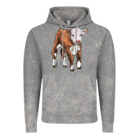 Cloud Rock hereford calf Vintage Hoodie - LillyAllenDesigns