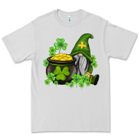 Dove Grey st patricks gnome and pot of gold Premium Tee - AdoDesignShop