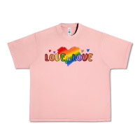 Salmon love is love lgbtq Urban Heavy Tee - MaliasSmallBusiness