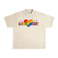 Sandshell love is love lgbtq Urban Heavy Tee - MaliasSmallBusiness