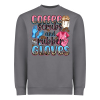 Storm coffee scrubs and rubber gloves Heavyweight Sweatshirt - NancyCooperArtShop