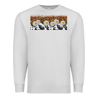 Dove Grey cowhide leopard daisies Premium Sweatshirt - TumblerDesignByShophia