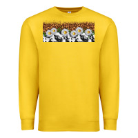 Lemon cowhide leopard daisies Premium Sweatshirt - TumblerDesignByShophia