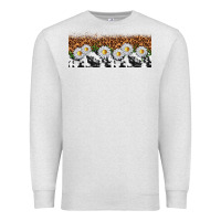 Oatmeal Heather cowhide leopard daisies Premium Sweatshirt - TumblerDesignByShophia