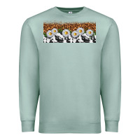 Seafoam cowhide leopard daisies Premium Sweatshirt - TumblerDesignByShophia