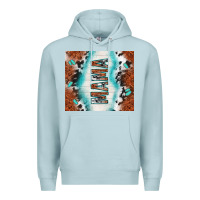 Blue Mist tooled leather and cowhide mama Premium Hoodie - TumblerDesignByShophia