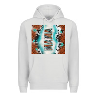 Dove Grey tooled leather and cowhide mama Premium Hoodie - TumblerDesignByShophia