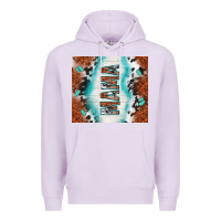 Lilac tooled leather and cowhide mama Premium Hoodie - TumblerDesignByShophia