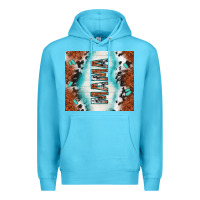 Ocean Blue tooled leather and cowhide mama Premium Hoodie - TumblerDesignByShophia