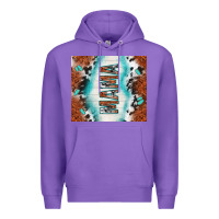 Purple tooled leather and cowhide mama Premium Hoodie - TumblerDesignByShophia