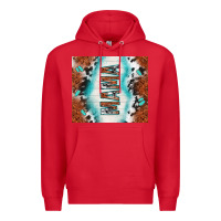 Red tooled leather and cowhide mama Premium Hoodie - TumblerDesignByShophia