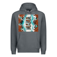Rock tooled leather and cowhide mama Premium Hoodie - TumblerDesignByShophia