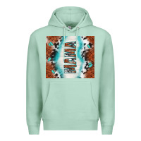 Seafoam tooled leather and cowhide mama Premium Hoodie - TumblerDesignByShophia