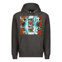 Smoke tooled leather and cowhide mama Premium Hoodie - TumblerDesignByShophia