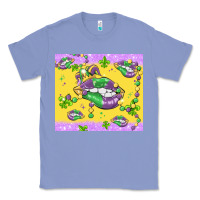 Colony Blue mardi gras lips Classic Tee - MaliasSmallBusiness