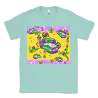 Seafoam mardi gras lips Classic Tee - MaliasSmallBusiness