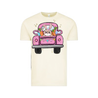 Vintage Arctic easter bunny and truck Vintage Tee - MaliasSmallBusiness
