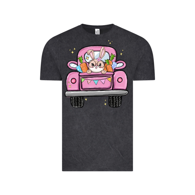 Easter Bunny And Truck Vintage Tee by MaliasSmallBusiness | Teevron