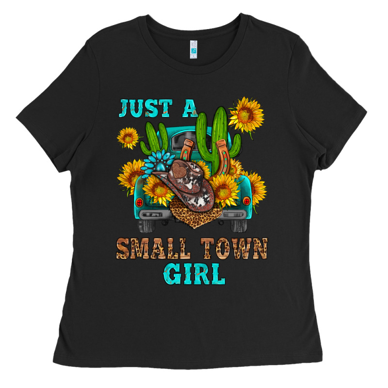 Just A Small Town Girl Ladies Tee by HRA Design Shop | Teevron