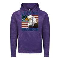 Cloud Purple american bald eagle let's go brandon Vintage Hoodie - Jasminsmagicworld