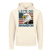 Vintage Artic american bald eagle let's go brandon Vintage Hoodie - Jasminsmagicworld