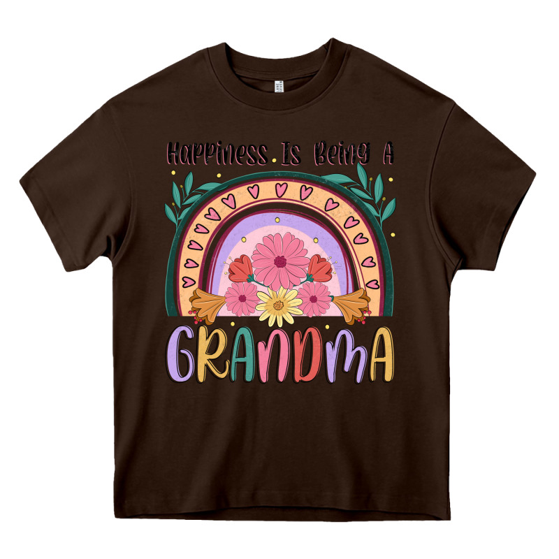 Happiness Is Being A Grandma Heavy Core Tee by JahusDesignShop | Teevron