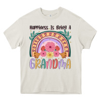 Cream happiness is being a grandma Heavy Core Tee - JahusDesignShop