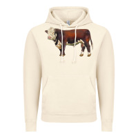 Vintage Artic hereford bull Vintage Hoodie - LillyAllenDesigns