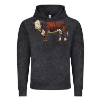 Vintage Black hereford bull Vintage Hoodie - LillyAllenDesigns