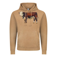 Vintage Camel hereford bull Vintage Hoodie - LillyAllenDesigns
