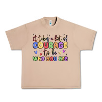 Burro it takes a lot of courage to be who you are Urban Heavy Tee - MaliasSmallBusiness