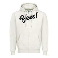 Oatmeal Heather YEES! Zipper Hoodie - Bettercallsaul