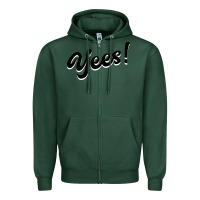 Sports Green YEES! Zipper Hoodie - Bettercallsaul