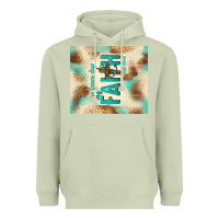 Matcha faith with cross Heavyweight Hoodie - TumblerDesignByShophia