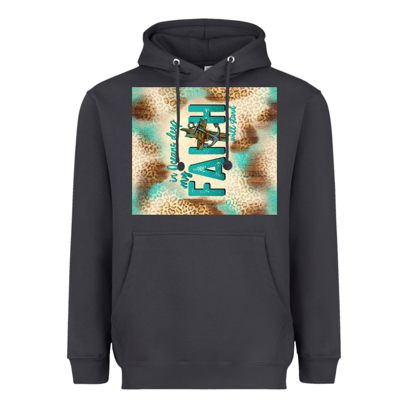 Faith With Cross Heavyweight Hoodie by TumblerDesignByShophia | Teevron