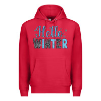 Cardinal hello winter Premium Hoodie - JahusDesignShop