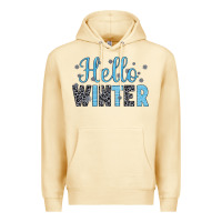 Hello Winter Premium Hoodie | Teevron
