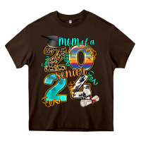 Chocolate Brown 2024 graduate leopard Heavy Core Tee - AdoDesignShop