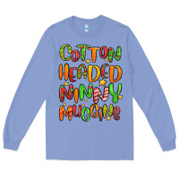 Colony Blue cotton headed ninny muggins Long Sleeve Tee - MaliasSmallBusiness