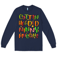 Navy cotton headed ninny muggins Long Sleeve Tee - MaliasSmallBusiness
