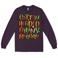 Plum cotton headed ninny muggins Long Sleeve Tee - MaliasSmallBusiness