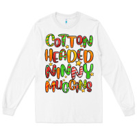 White cotton headed ninny muggins Long Sleeve Tee - MaliasSmallBusiness