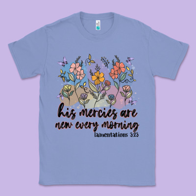 His Mercies Are New Every Morning Classic Tee Designed By Maliassmallbusiness