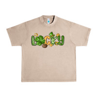 French Oak lucky st patrick s day Urban Heavy Tee - MaliasSmallBusiness