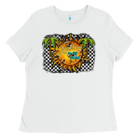 White sunshine on my mind Ladies Tee - RacoonDesign