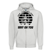 Dove Grey EFF You See Kay Why Oh You Skeleton Yogas Vintage Zipper Hoodie - Bettercallsaul