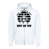 White EFF You See Kay Why Oh You Skeleton Yogas Vintage Zipper Hoodie - Bettercallsaul